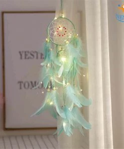 Bigsmall_hmk Handmade Dreamcatcher With LED Lights