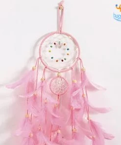 Bigsmall_hmk Handmade Dreamcatcher With LED Lights