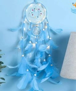 Bigsmall_hmk Handmade Dreamcatcher With LED Lights