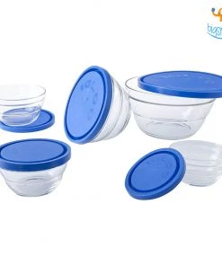 Devnow Igloo Glass Bowl Set - 5 Pcs