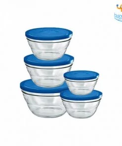 Devnow Igloo Glass Bowl Set - 5 Pcs