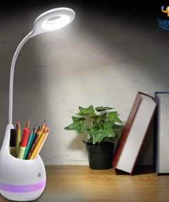 Asha Gifts LED Touch Table Lamp With Pen Holder Corporate