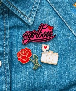 Bigsmall_piu Lapel Pin Set For Her - Set Of 3