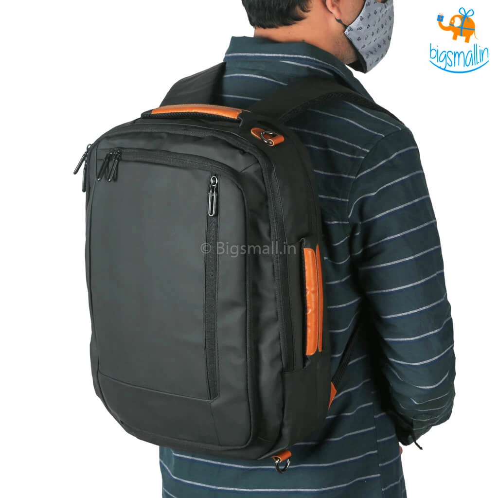 Bigsmall Father's Day Italian PU Business Bag