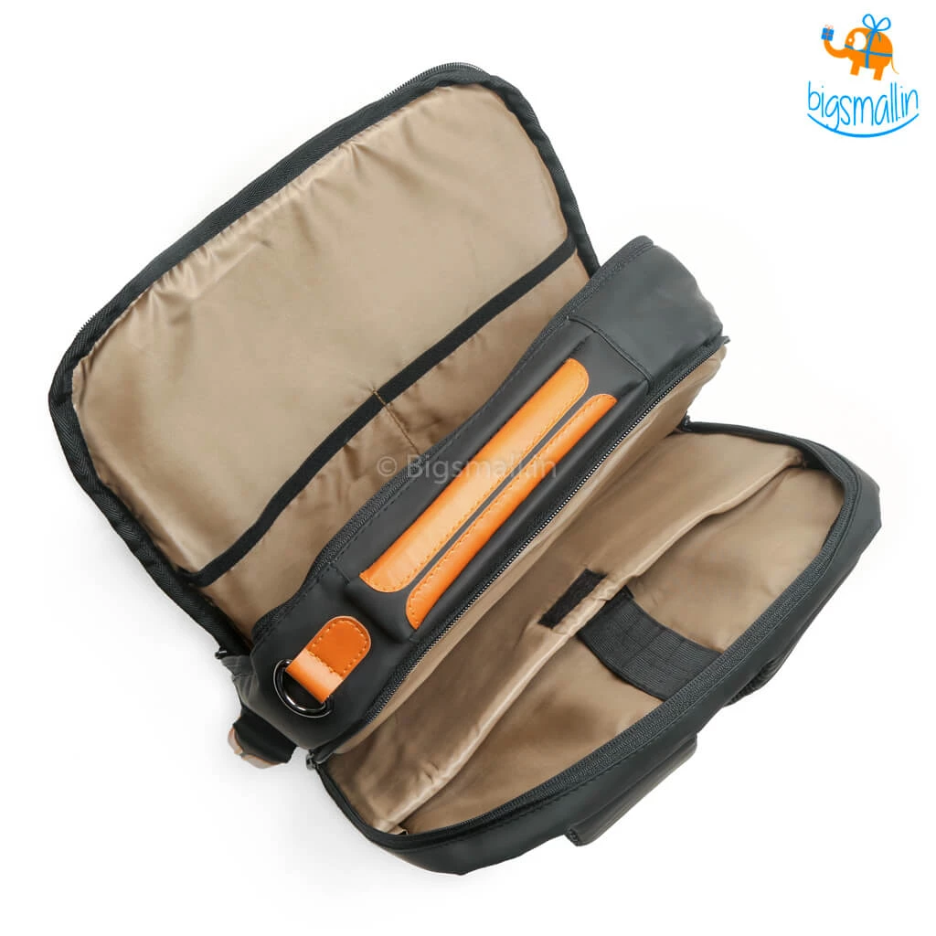 Bigsmall Father's Day Italian PU Business Bag