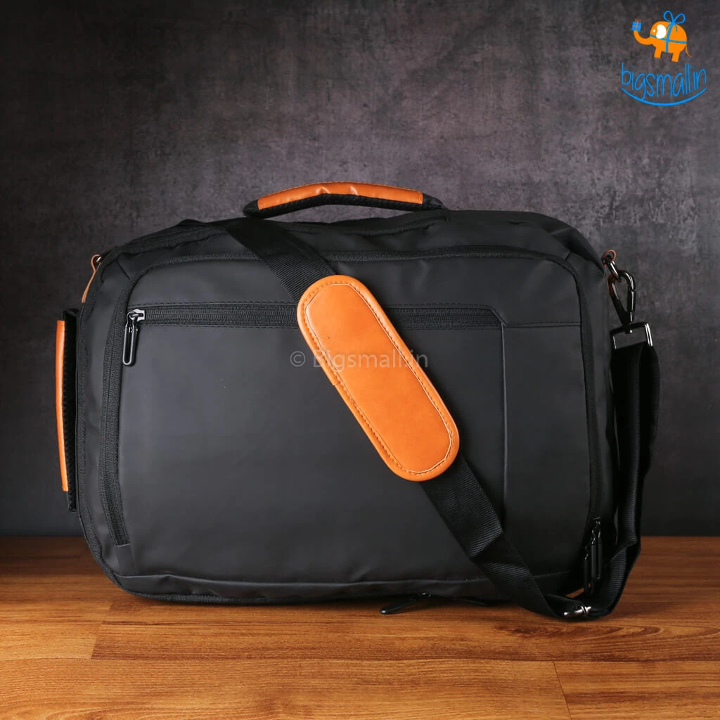 Bigsmall Father's Day Italian PU Business Bag