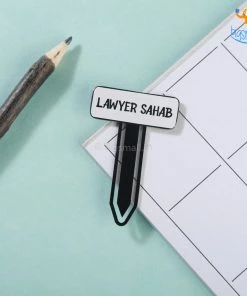 Bigsmall_piu Lawyer Metallic Bookmark