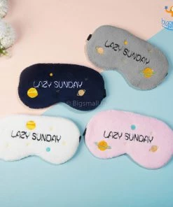 Bigsmall_hmk Lazy Sunday Plush Eye Mask