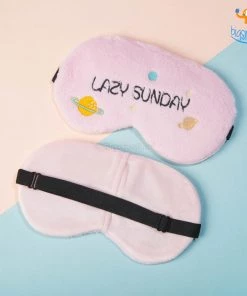 Bigsmall_hmk Lazy Sunday Plush Eye Mask