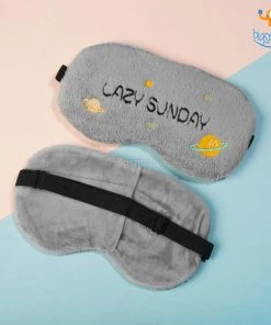 Bigsmall_hmk Lazy Sunday Plush Eye Mask