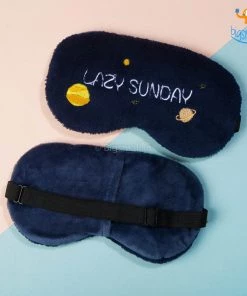 Bigsmall_hmk Lazy Sunday Plush Eye Mask