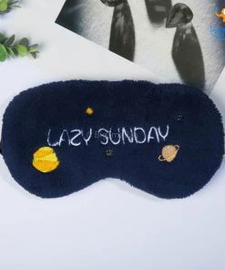 Bigsmall_hmk Lazy Sunday Plush Eye Mask