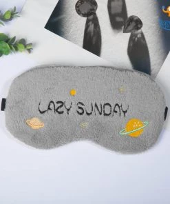 Bigsmall_hmk Lazy Sunday Plush Eye Mask