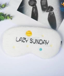 Bigsmall_hmk Lazy Sunday Plush Eye Mask