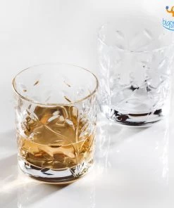 Devnow Autumn Leaves Whiskey Glasses - Set Of 6 Father's Day