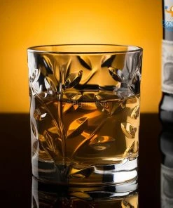 Devnow Autumn Leaves Whiskey Glasses - Set Of 6 Father's Day