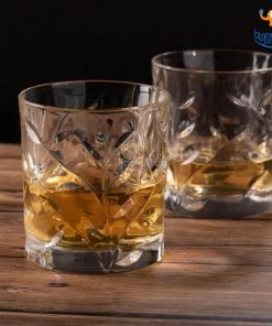 Devnow Autumn Leaves Whiskey Glasses - Set Of 6 Father's Day