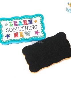 PunitSB Magnetic Whiteboard Duster - Learn Something New All Of It