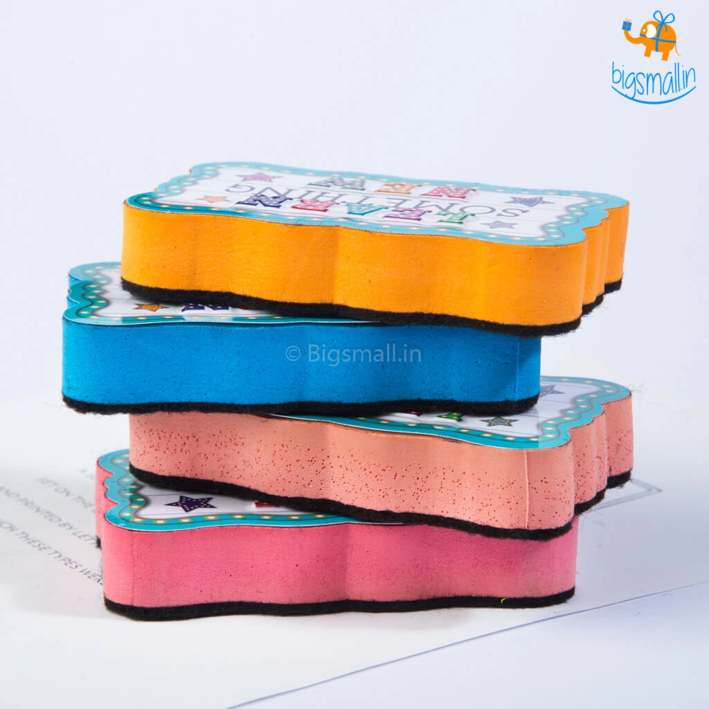 PunitSB Magnetic Whiteboard Duster - Learn Something New All Of It