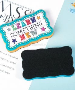 PunitSB Magnetic Whiteboard Duster - Learn Something New All Of It