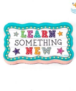 PunitSB Magnetic Whiteboard Duster - Learn Something New All Of It