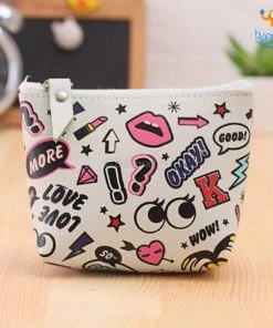 Coral Tree Synthetic Leather Coin Bag All Of It