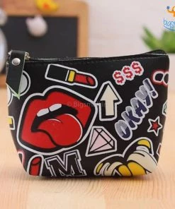 Coral Tree Synthetic Leather Coin Bag All Of It