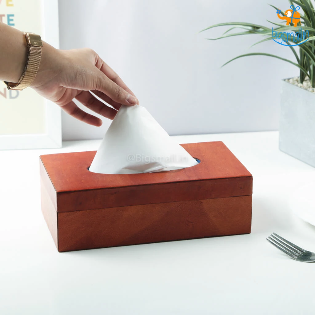 Ascetic Sale Leather Tissue Box