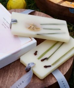 Doft Candles Lemon Grass & Clove Fragrant Wax Tablets (Set Of 2) All Of It