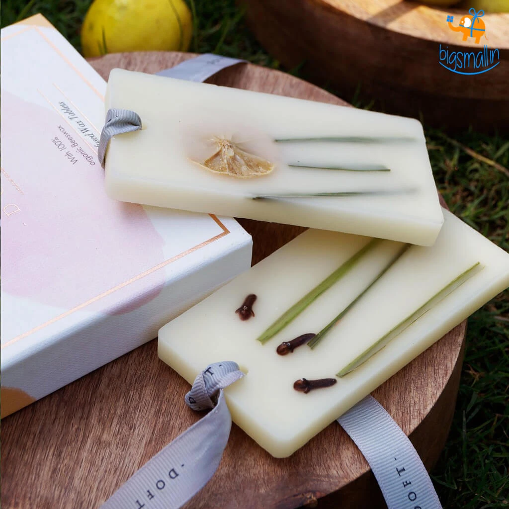 Doft Candles Lemon Grass & Clove Fragrant Wax Tablets (Set Of 2) All Of It