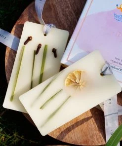 Doft Candles Lemon Grass & Clove Fragrant Wax Tablets (Set Of 2) All Of It