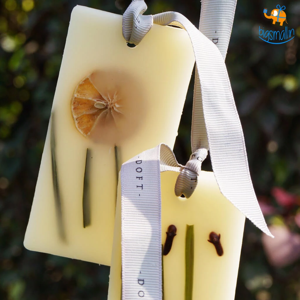 Doft Candles Lemon Grass & Clove Fragrant Wax Tablets (Set Of 2) All Of It