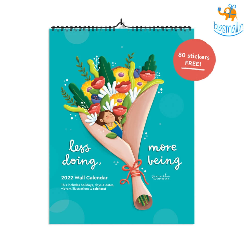 Pranita Kocharekar Less Doing, More Being 2022 Wall Calendar