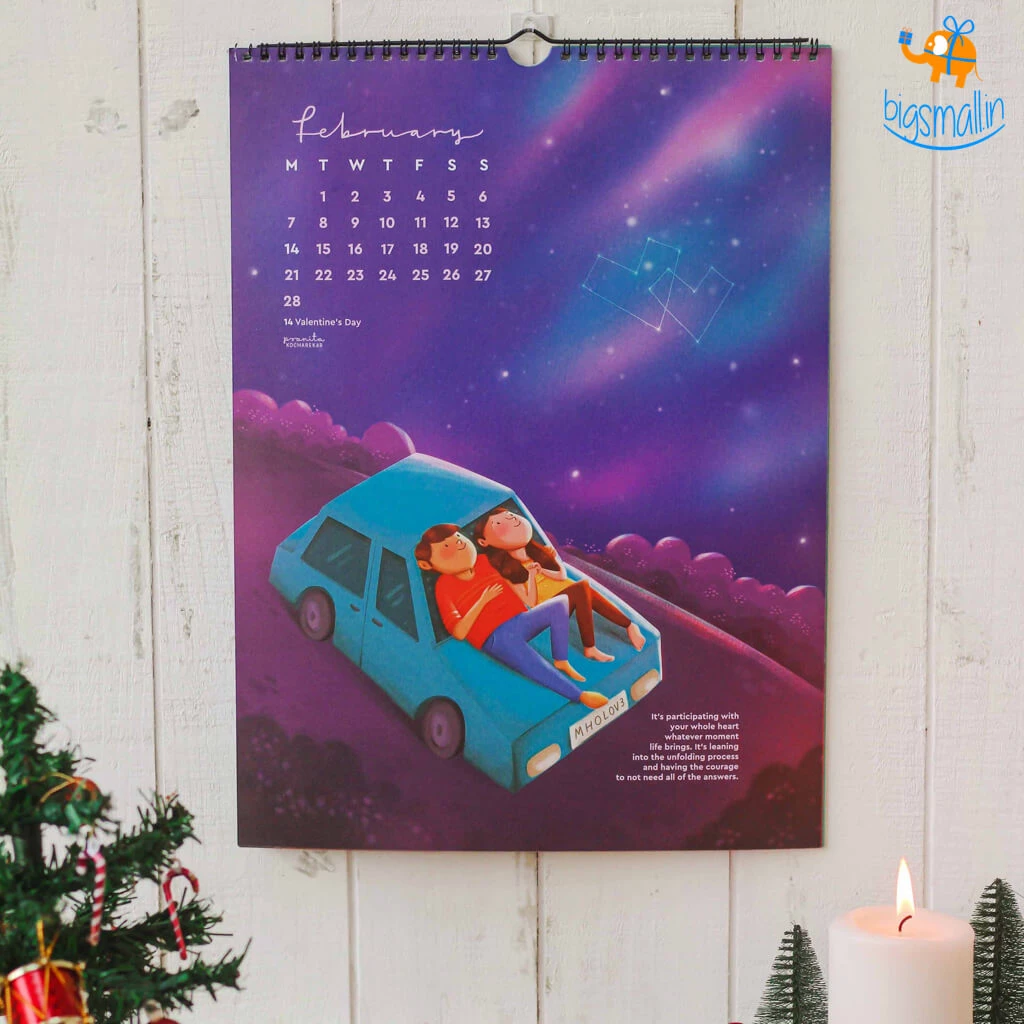 Pranita Kocharekar Less Doing, More Being 2022 Wall Calendar