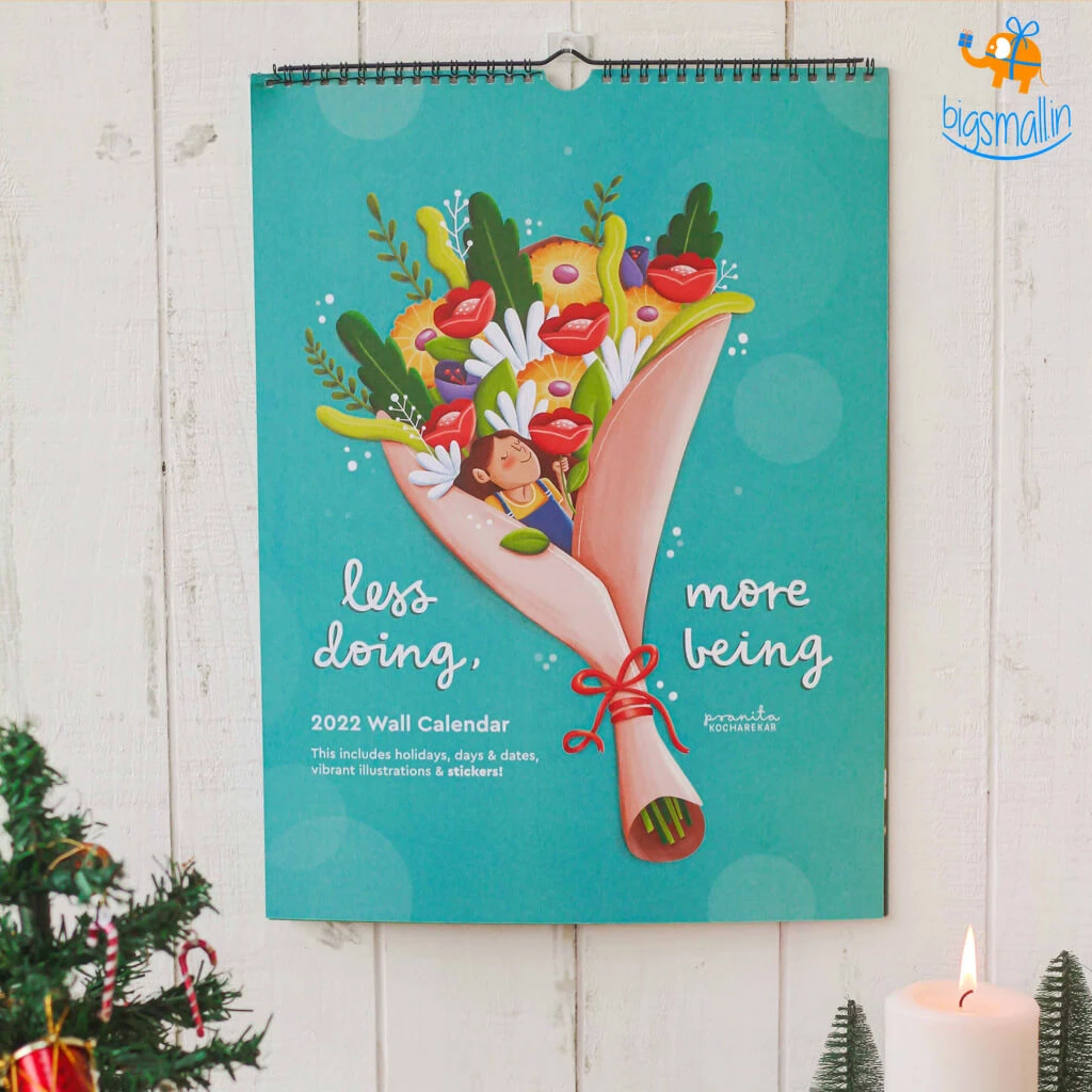 Pranita Kocharekar Less Doing, More Being 2022 Wall Calendar