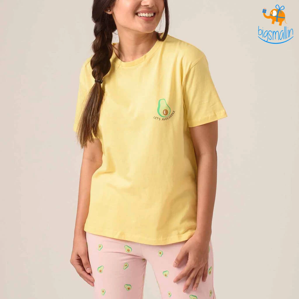 Bigsmall_soxytoes Let's Avocuddle Pyjama & T-Shirt Set All Of It