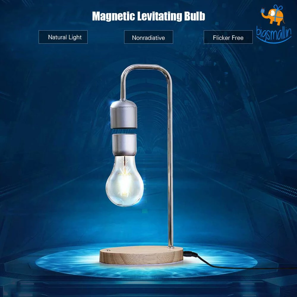 Bigsmall_hmk Father's Day Levitating Light Bulb Lamp