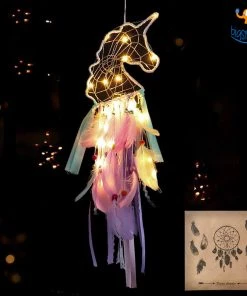 Bigsmall Mini Unicorn LED Dream Catcher