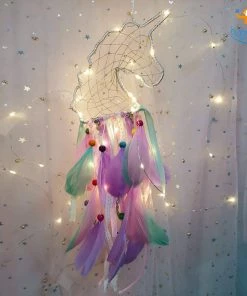 Bigsmall Mini Unicorn LED Dream Catcher