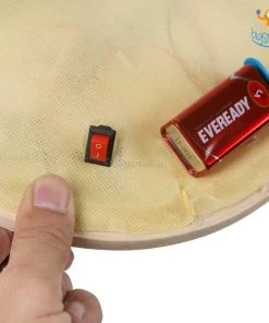 Hoop-Broideries Corporate Handmade Diwali LED Embroidery Hoop Art