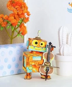 Dream Beans All Of It DIY Music Box Wooden Puzzle - Little Performer