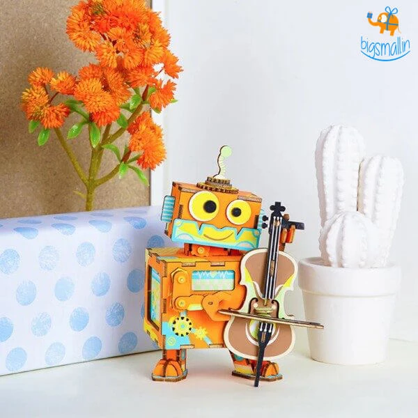 Dream Beans All Of It DIY Music Box Wooden Puzzle - Little Performer