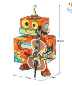Dream Beans All Of It DIY Music Box Wooden Puzzle - Little Performer