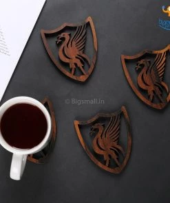 Bigsmall_cc Liverpool Laser Cut Wooden Coasters - Set Of 4 All Of It