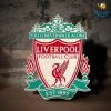 Bigsmall_cc Liverpool Engraved Wooden Crest Father's Day