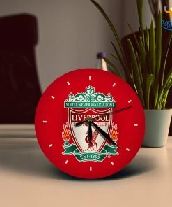 Bigsmall_cc Liverpool Wooden Table Clock All Of It