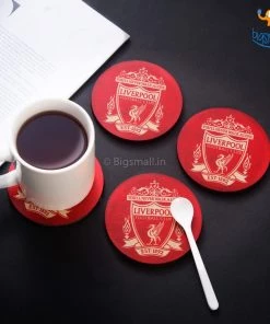 Bigsmall_cc Liverpool Wooden Coasters - Set Of 4