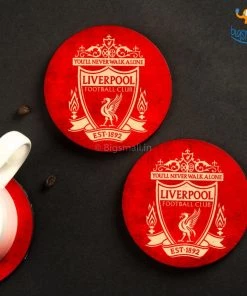 Bigsmall_cc Liverpool Wooden Coasters - Set Of 4