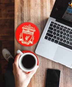 Bigsmall_cc Liverpool Wooden Coasters - Set Of 4