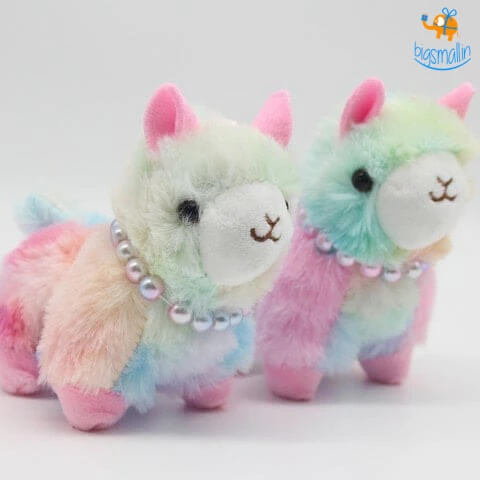 Bigsmall_hmk All Of It 3D Plush Llama Keychain (Assorted Colors)